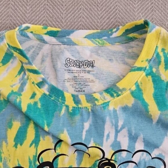 Scooby-Doo Mystery Machine Long Sleeve Tie-Dye T-Shirt Men's XL New w/ Tag - Picture 4 of 10